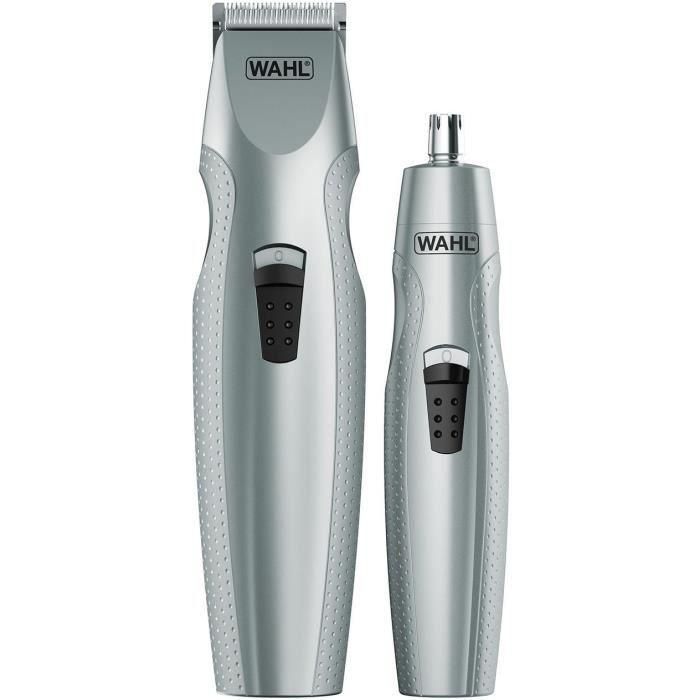 Cortabarbas Wahl 5606-308 con recortadora de nariz y orejas, precisión 2-12mm, cuchillas autoafilables, ideal para viajar Cortabarbas Wahl 5606-308 con recortadora de nariz y orejas, precisión 2-12mm, cuchillas autoafilables, ideal para viajar