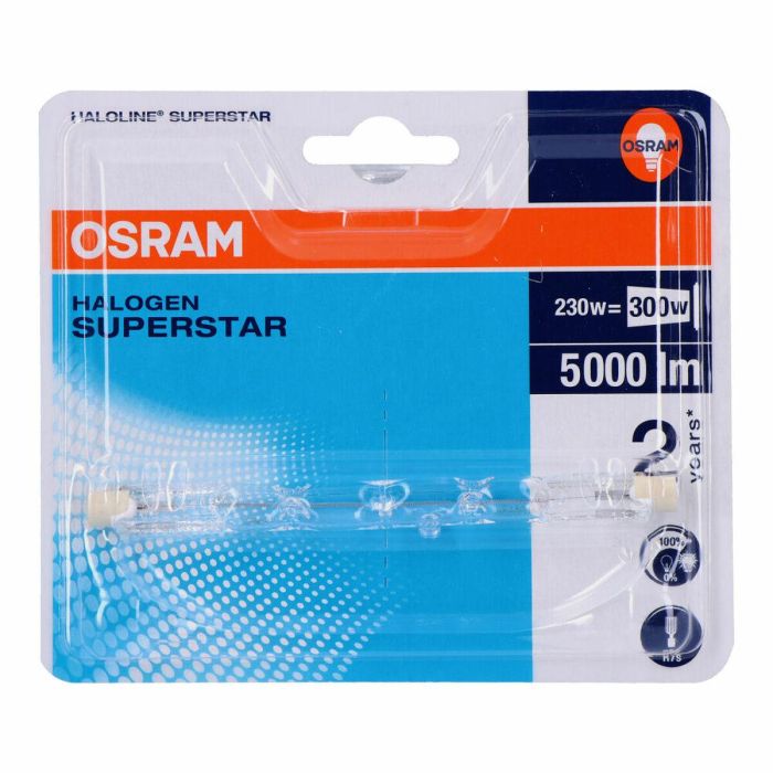 Bombilla Halógena Osram Plusline ES 240W 230 W Lineal R7s 5000 Lm (2900 K) 1 Bombilla Halógena Osram Plusline ES 240W 230 W Lineal R7s 5000 Lm (2900 K) 1