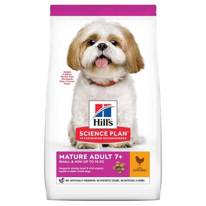 Hill's Hsp Canine Mature 7+ Small Mini Pollo 3 kg Alimento para Perros Senior Raza Pequeña