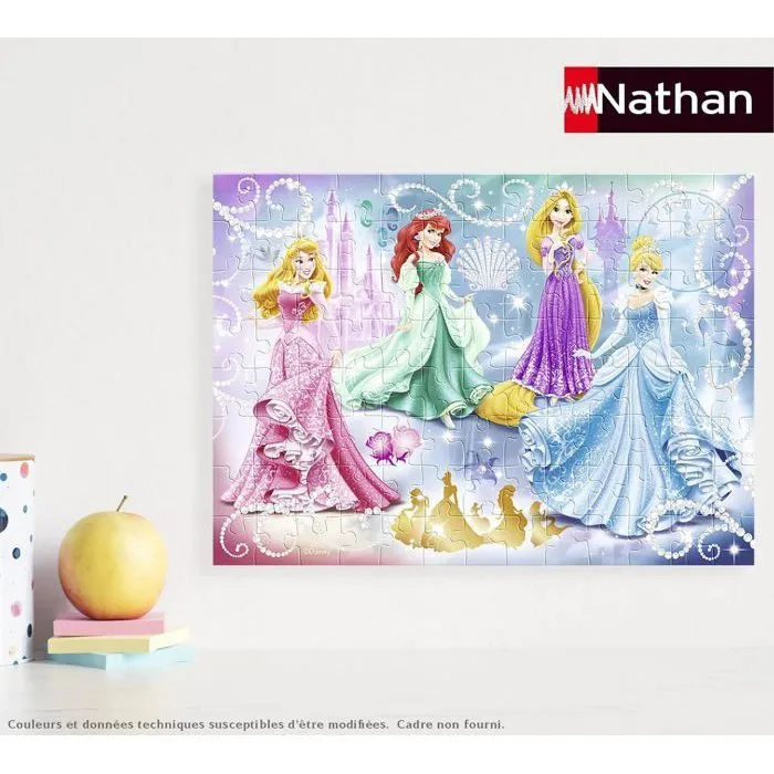 Disney Puzzle Brillante de Princesas Rompecabezas 100 Piezas 36x26cm Niña 6+ Años 3 Disney Puzzle Brillante de Princesas Rompecabezas 100 Piezas 36x26cm Niña 6+ Años 3