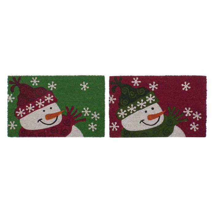 Felpudo Navidad Tradicional DKD Home Decor Rojo Verde 40 x 1.5 x 60 cm (2 Unidades) Felpudo Navidad Tradicional DKD Home Decor Rojo Verde 40 x 1.5 x 60 cm (2 Unidades)
