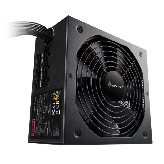 Sharkoon WPM Gold ZERO unidad de fuente de alimentación 650 W 24-pin ATX ATX Negro Sharkoon WPM Gold ZERO unidad de fuente de alimentación 650 W 24-pin ATX ATX Negro