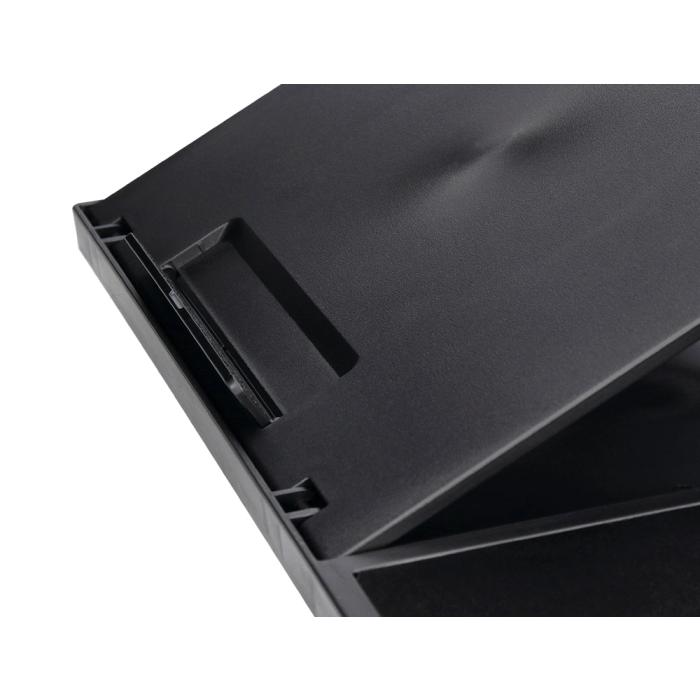 Q-connect Soporte Portátil Multifuncional Ajustable Hasta 17 Pulgadas, Soporte Movil y Ratón, 7 Ángulos, Negro 5