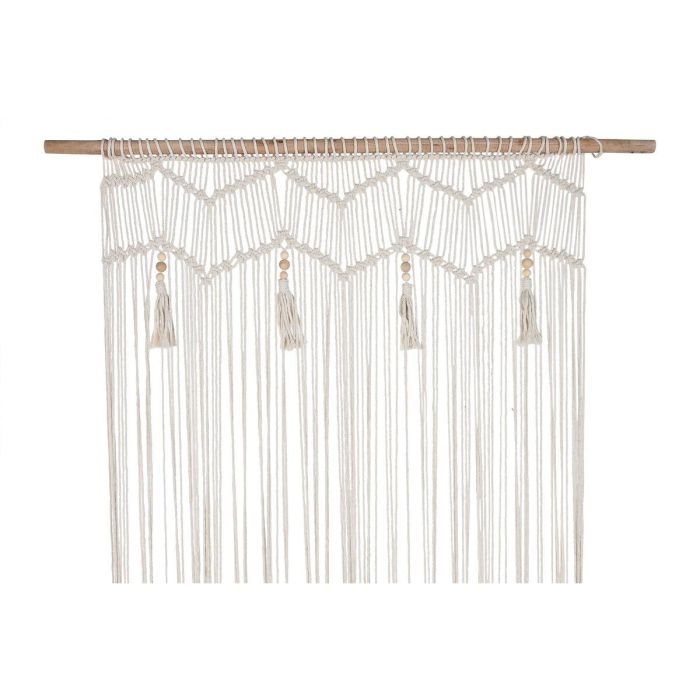 Decoracion Colgante Boho DKD Home Decor Blanco Natural 5 x 180 x 110 cm 1 Decoracion Colgante Boho DKD Home Decor Blanco Natural 5 x 180 x 110 cm 1
