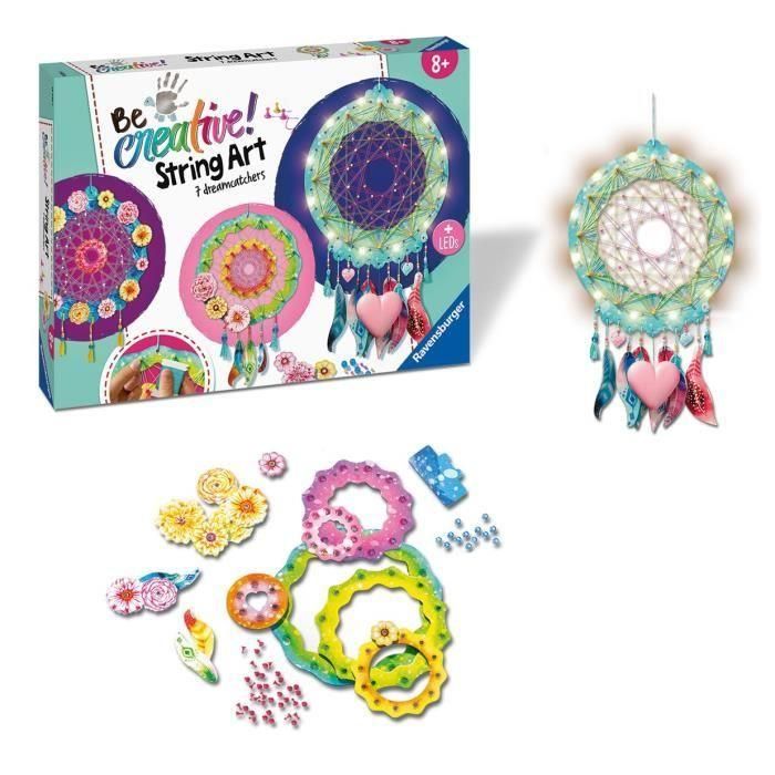 Ravensburger - String Art Dreamcatchers - 4005556182350 - de 8 años 1