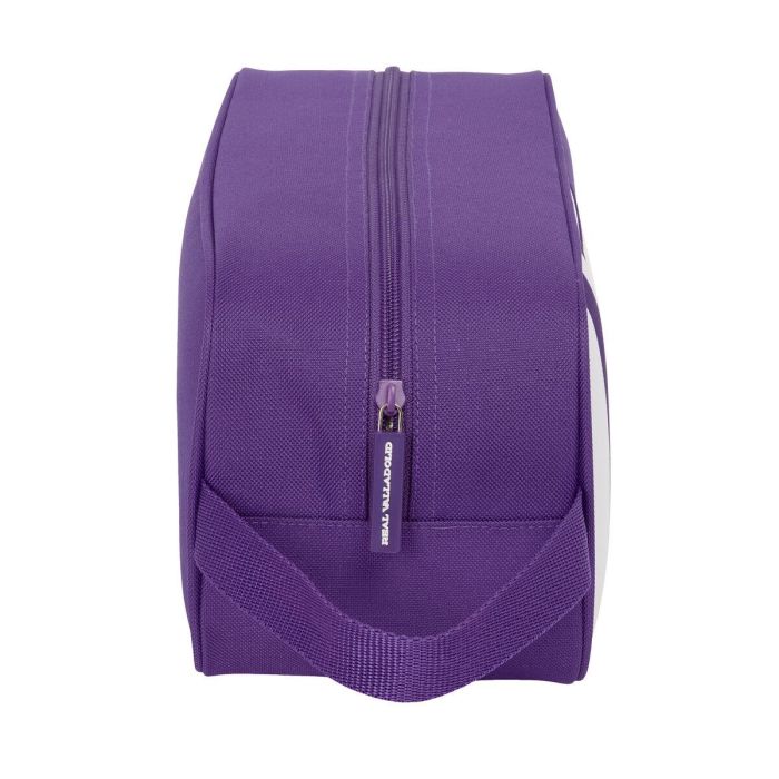 Zapatillero de Viaje Real Valladolid C.F. Blanco Morado 34 x 15 x 14 cm 1