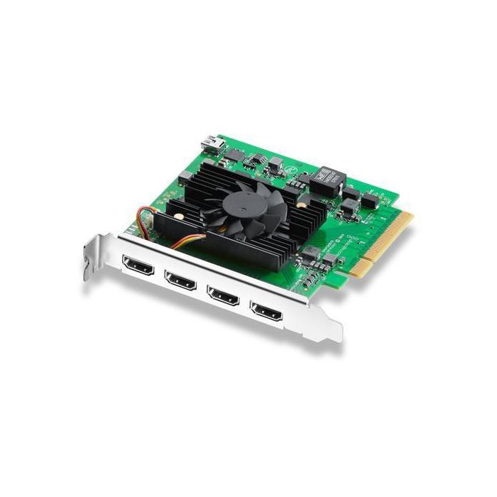 Blackmagic Design DeckLink Quad HDMI Recorder, Tarjeta de Captura PCIe, 4 Entradas HDMI 2.0b, SD/HD/4K Ultra HD para Streaming Blackmagic Design DeckLink Quad HDMI Recorder, Tarjeta de Captura PCIe, 4 Entradas HDMI 2.0b, SD/HD/4K Ultra HD para Streaming