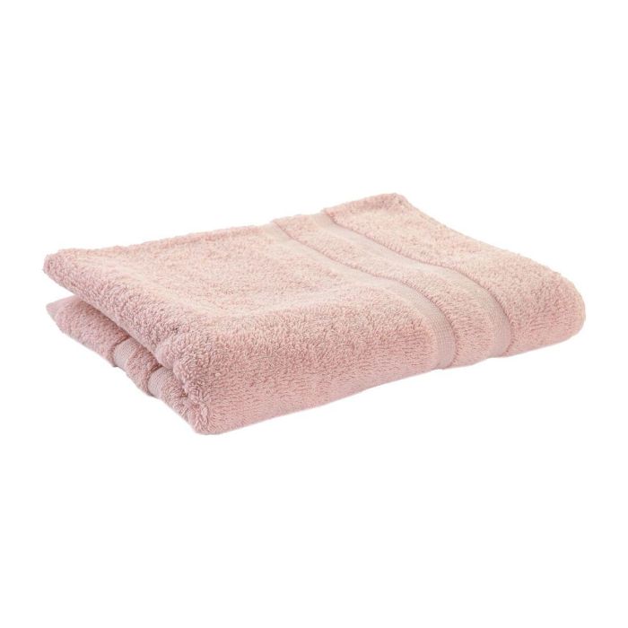 Alfombra de baño DKD Home Decor 600 gsm Algodón Rosa claro (80 x 50 x 1 cm)