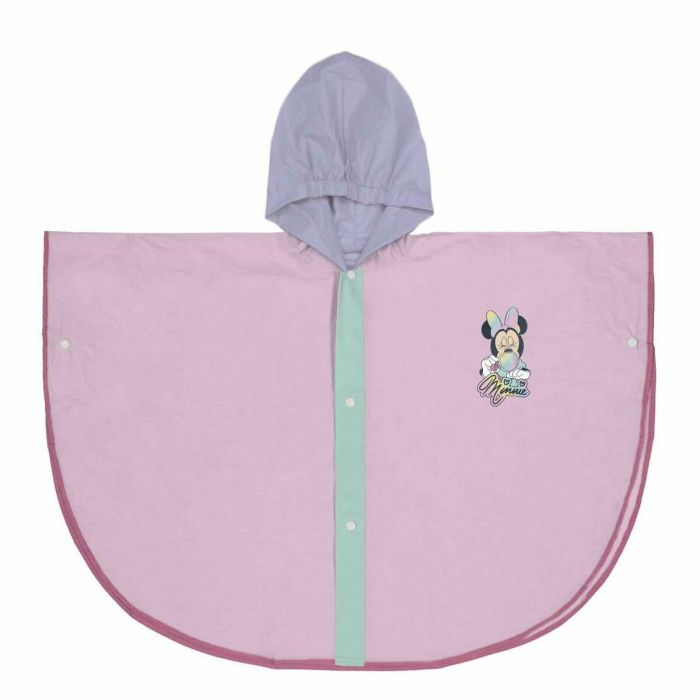 Poncho Impermeable con Capucha Minnie Mouse Lila 0 Poncho Impermeable con Capucha Minnie Mouse Lila 0