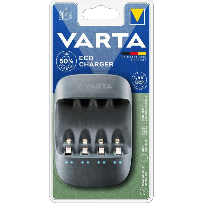 Cargador varta eco charger para pilas aa y aaa sin pilas Cargador varta eco charger para pilas aa y aaa sin pilas