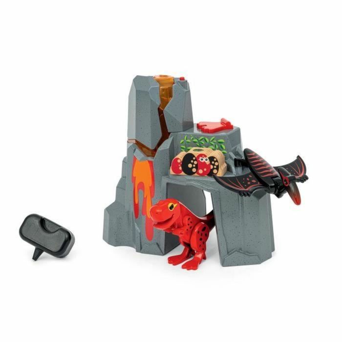 Brio World RAV7312350360929 Volcán en erupción de dinosaurios - Accesorio de circuito de tren de madera - Acción sin batería/imán - Edades 3+ 5 Brio World RAV7312350360929 Volcán en erupción de dinosaurios - Accesorio de circuito de tren de madera - Acción sin batería/imán - Edades 3+ 5