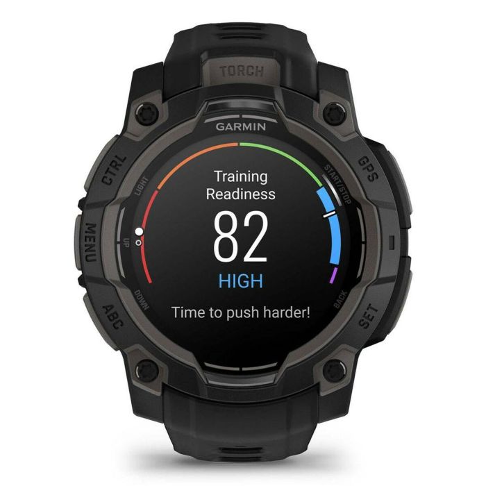 Garmin Instinct 3 Smartwatch AMOLED 1.2" Pantalla Táctil GPS Multibanda SatIQ 45 mm Resistente Monitor de Salud y Linterna Negro 1 Garmin Instinct 3 Smartwatch AMOLED 1.2" Pantalla Táctil GPS Multibanda SatIQ 45 mm Resistente Monitor de Salud y Linterna Negro 1