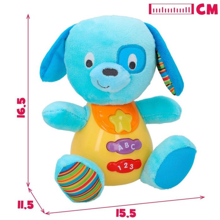 Peluche con Sonido Winfun Perro 15,5 x 16,5 x 11,5 cm (6 Unidades) 1