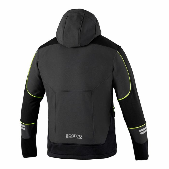 Chaqueta Impermeable para Hombre Sparco Tech Ndis Negro 1