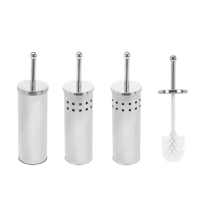 Escobillero de acero inoxidable Berilo 9.5x38.5x9.5 cm, color plata (12 Unidades) Escobillero de acero inoxidable Berilo 9.5x38.5x9.5 cm, color plata (12 Unidades)