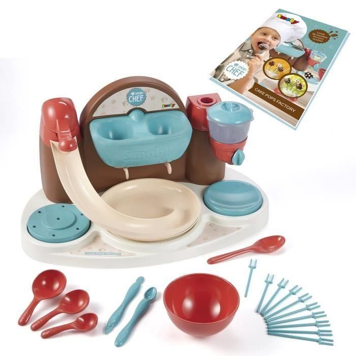 Smoby Chef Fábrica de Cake Pops | Juego de Cocina Infantil para Crear Postres Caseros y Cupcakes | Libro de Recetas Incluido 4