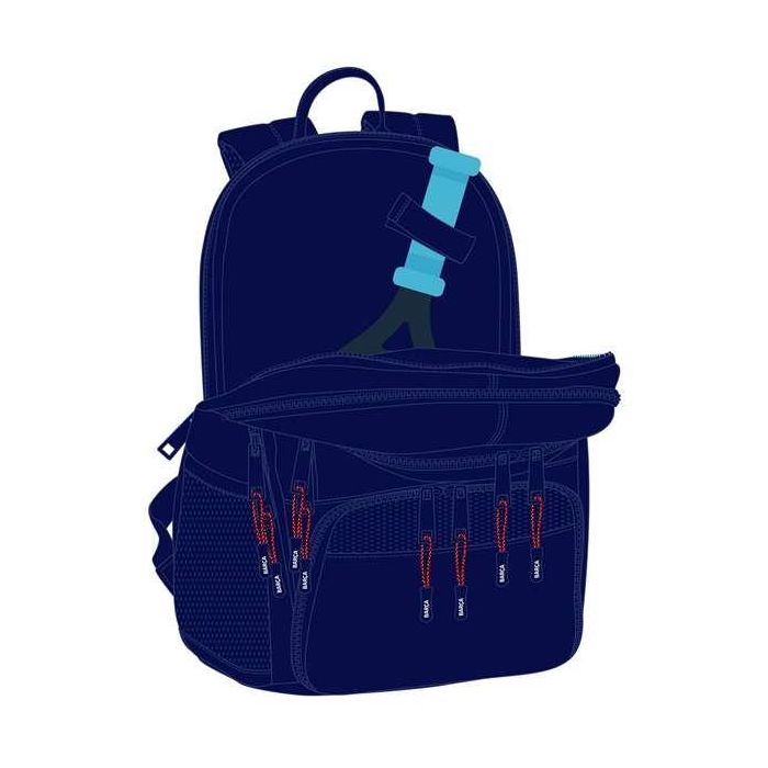 Mochila de Pádel F.C. Barcelona 24/25 Granate Azul marino 9 Mochila de Pádel F.C. Barcelona 24/25 Granate Azul marino 9