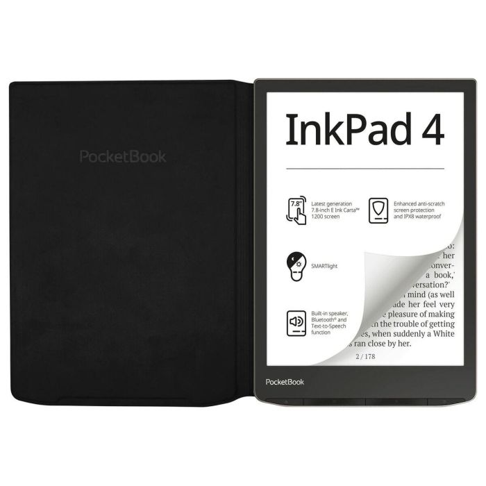 Pocketbook readers Funda Flip Cover Negro para Inkpad 4, Inkpad Color 2 y 3 - 7.8" 2 Pocketbook readers Funda Flip Cover Negro para Inkpad 4, Inkpad Color 2 y 3 - 7.8" 2