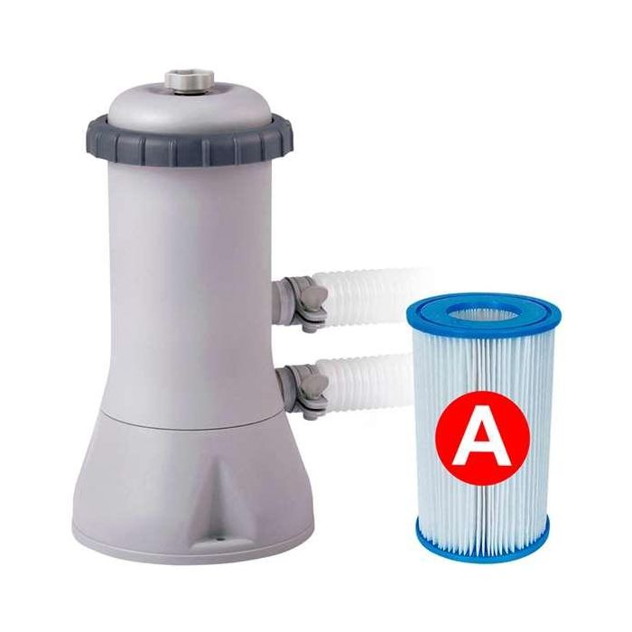 Intex Piscina Redonda Desmontable Prism Frame con Depuradora y Escalera 427x107 cm (12706 Litros) 3