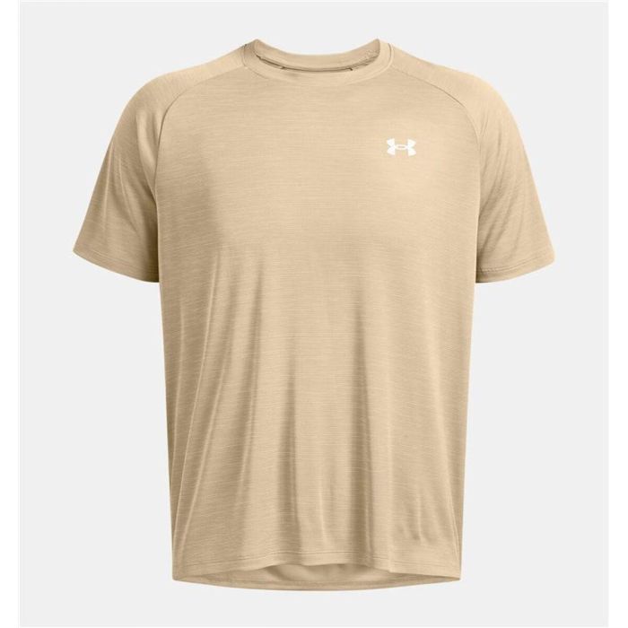 Camiseta de Manga Corta Hombre Under Armour Tech Textured SS Beige 11-12 Años 4