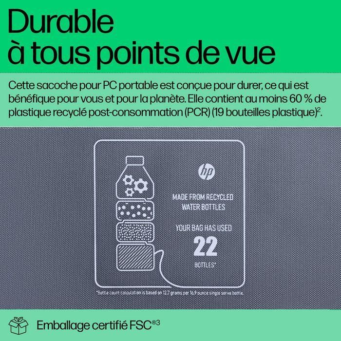 Maletín para Portátil HP A08JTAA Gris 7