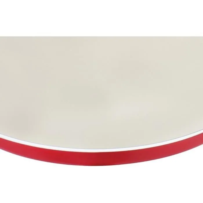 GSW Crepera 456715 de Aluminio con Exterior de Silicona Roja, 26 cm, para Todo Tipo de Fuegos Incluida Inducción, con Espátula 4