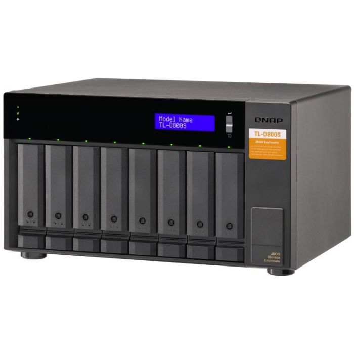 QNAP TL-D800S 8-bay Desktop SATA JBOD Expansion Unit 9