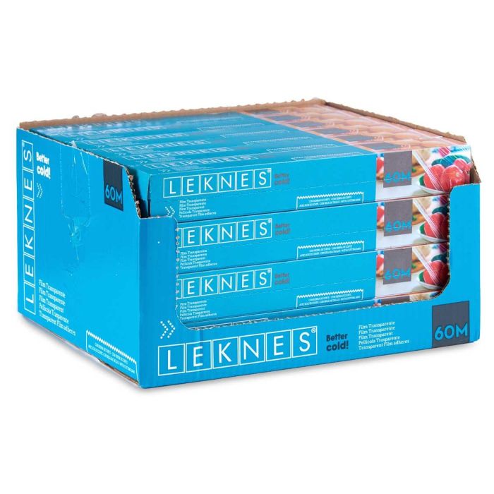 Rollo Film Cocina Leknes 60 m, 3.6x3.6x30.7 cm, Transparente (24 Unidades) 2 Rollo Film Cocina Leknes 60 m, 3.6x3.6x30.7 cm, Transparente (24 Unidades) 2