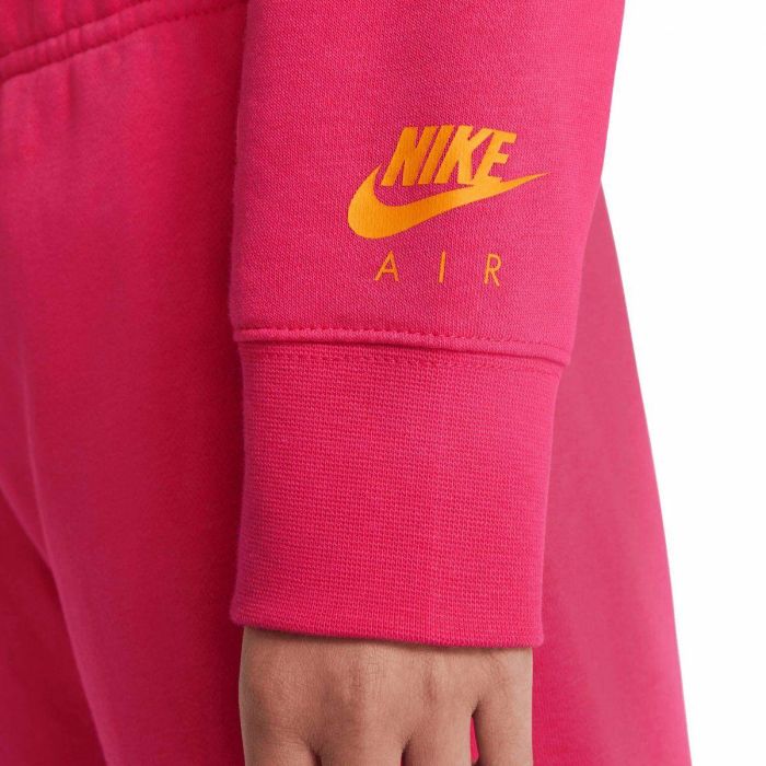 Sudadera con Capucha Niña CROP HOODIE Nike DM8372 666 Rosa 4 Sudadera con Capucha Niña CROP HOODIE Nike DM8372 666 Rosa 4