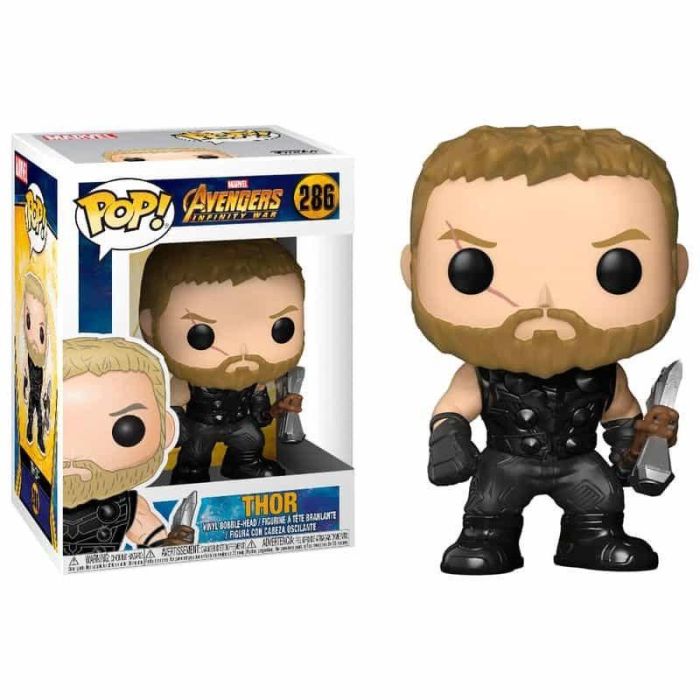 Funko Pop Marvel Avengers Infinity War Thor Figura de Vinilo 9 cm 0 Funko Pop Marvel Avengers Infinity War Thor Figura de Vinilo 9 cm 0