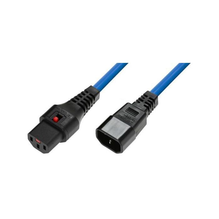 MicroConnect IEC Lock C13 to C14, 2m MicroConnect IEC Lock C13 to C14, 2m