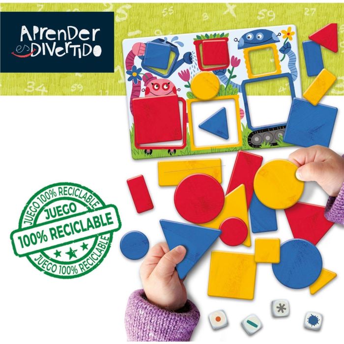 Educa 19325 Aprender Es Divertido Bloques Lógicos con 48 Figuras de Formas, Colores y Tamaños 1