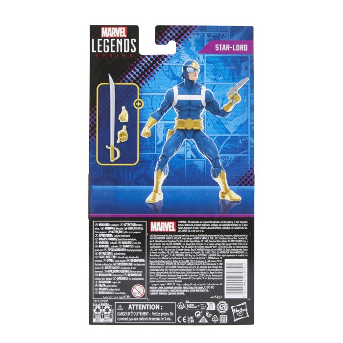 Hasbro Marvel Legends Figura de Star-Lord Clásico Coleccionable Articulada 15 cm 1 Hasbro Marvel Legends Figura de Star-Lord Clásico Coleccionable Articulada 15 cm 1