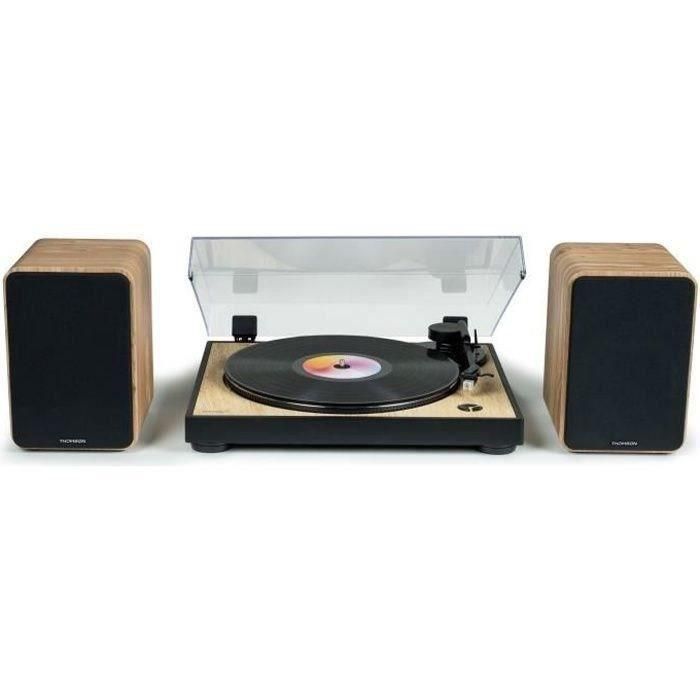 Thomson THO3499550387872 WS602DUO - Juego de 2 altavoces con caja de madera, 100W, Bluetooth 5.0, 2 salidas RCA, Madera clara 1 Thomson THO3499550387872 WS602DUO - Juego de 2 altavoces con caja de madera, 100W, Bluetooth 5.0, 2 salidas RCA, Madera clara 1