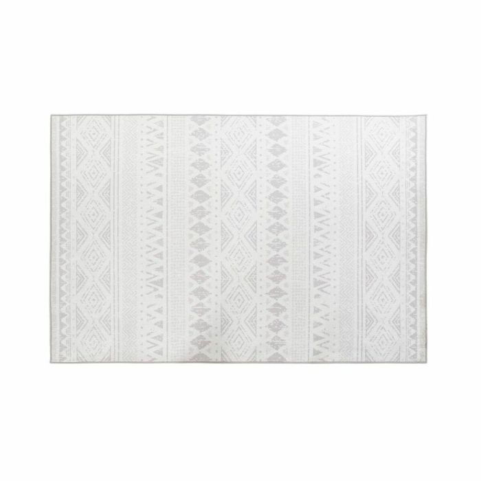 Alfombra DKD Home Decor Gris Blanco Ikat (120 x 180 x 0,4 cm) 0 Alfombra DKD Home Decor Gris Blanco Ikat (120 x 180 x 0,4 cm) 0