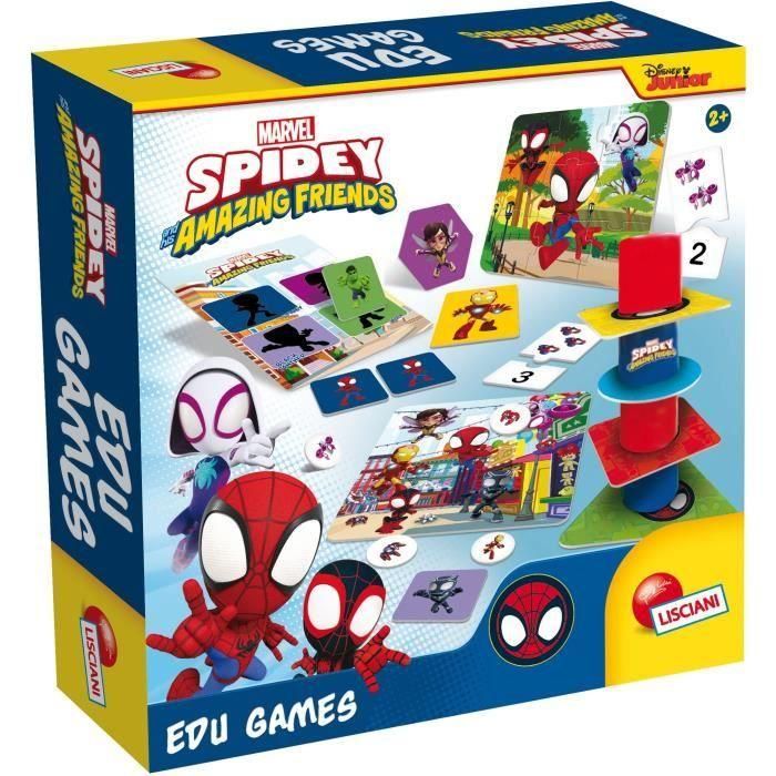 Colección de 10 juegos educativos para los más pequeños - Spidey - Edu Games - LISCIANI