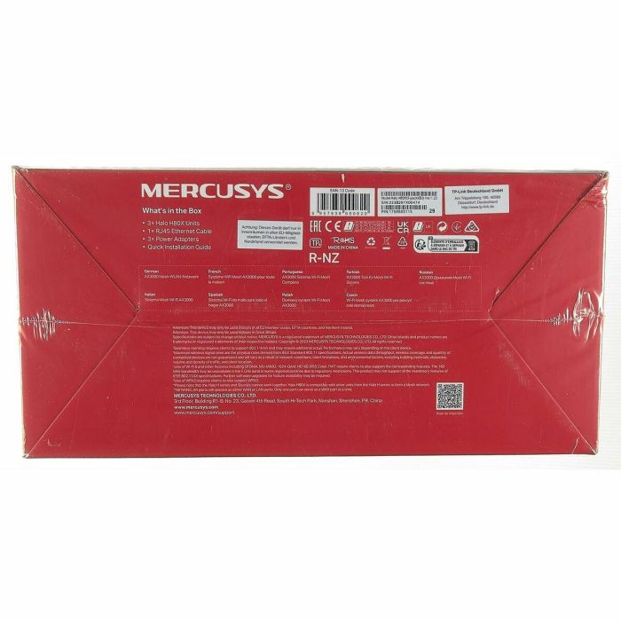 Mercusys Halo H80X (3-pack) Doble banda (2,4 GHz / 5 GHz) Wi-Fi 6 (802.11ax) Blanco Interno 14 Mercusys Halo H80X (3-pack) Doble banda (2,4 GHz / 5 GHz) Wi-Fi 6 (802.11ax) Blanco Interno 14