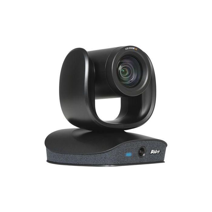 AVer CAM570 Cámara PTZ Dual 4K 12X Zoom Óptico, USB HDMI IP, Seguimiento Audio, Smart Frame Dinámico, PoE+, RS232, Entrada Audio 8