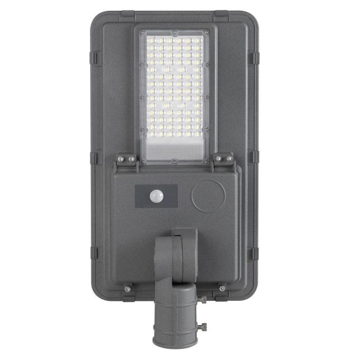 Farola LED Solar 200W 5000K Blanco Frío, Sensor Movimiento Crepuscular, Control Remoto, Batería 20Ah, IP65 - HO-STR100W-SL04-CW 3
