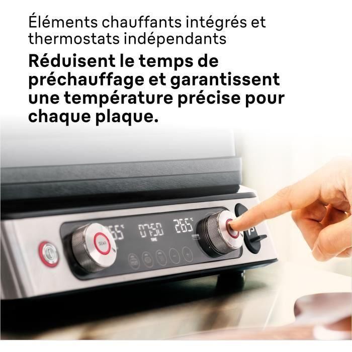 Braun AAAQQ27118 Multi Grill 9 Pro Parrilla Multifunción, 2200W, 3 Posiciones Calentamiento, Negro/Acero 2 Braun AAAQQ27118 Multi Grill 9 Pro Parrilla Multifunción, 2200W, 3 Posiciones Calentamiento, Negro/Acero 2
