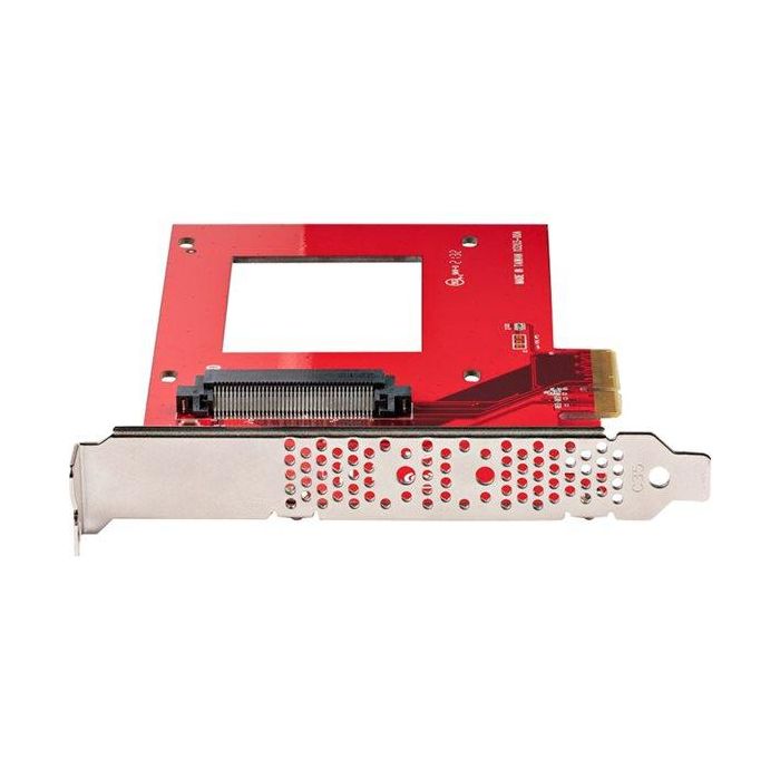 Startech.com Pex4Sff8639U3 Tarjeta Adaptadora U.3 a PCIe 4.0 x4 para SSD NVMe de 2.5" 4