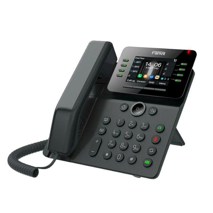 Fanvil V63 Teléfono IP de Escritorio Negro con Cable, 6 Líneas, Pantalla 2.8", PoE, Wi-Fi, Bluetooth, 1000 Entradas 1 Fanvil V63 Teléfono IP de Escritorio Negro con Cable, 6 Líneas, Pantalla 2.8", PoE, Wi-Fi, Bluetooth, 1000 Entradas 1