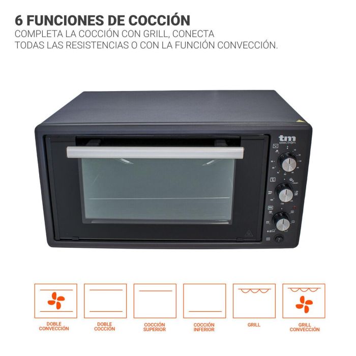 Horno de Convección TM Electron 45 L 45 L 200ºC 1 Horno de Convección TM Electron 45 L 45 L 200ºC 1