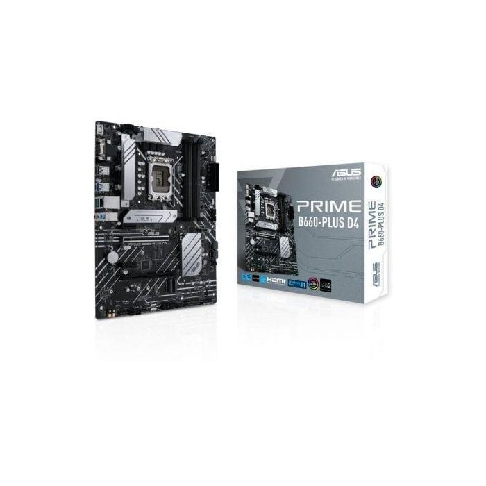 Asus 90MB18X0-M1EAY0 Placa Base Prime B660-PLUS D4 Socket 1700 Intel B660 DDR4 ATX con PCIe 4.0, 3x M.2 y 2.5Gb Ethernet 0 Asus 90MB18X0-M1EAY0 Placa Base Prime B660-PLUS D4 Socket 1700 Intel B660 DDR4 ATX con PCIe 4.0, 3x M.2 y 2.5Gb Ethernet 0
