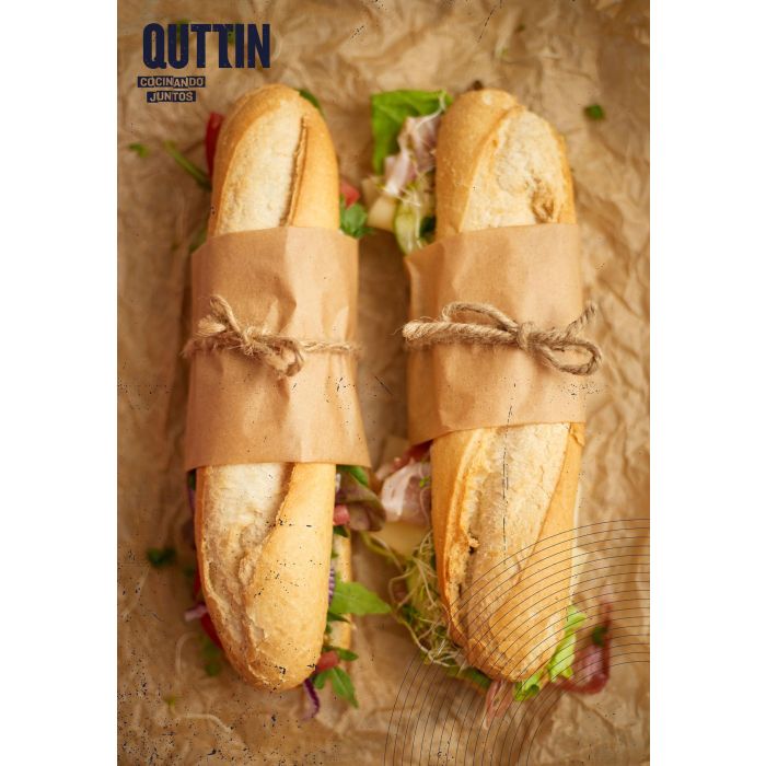Molde para 3 Baguettes Grandes Perforado 28x28 cm - Quttin (6 Unidades) 6 Molde para 3 Baguettes Grandes Perforado 28x28 cm - Quttin (6 Unidades) 6