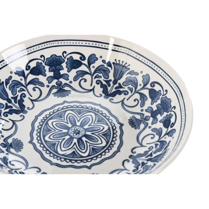 Vajilla Arabe DKD Home Decor Azul Blanco 27 x 2 x 27 cm Set de 18 3 Vajilla Arabe DKD Home Decor Azul Blanco 27 x 2 x 27 cm Set de 18 3
