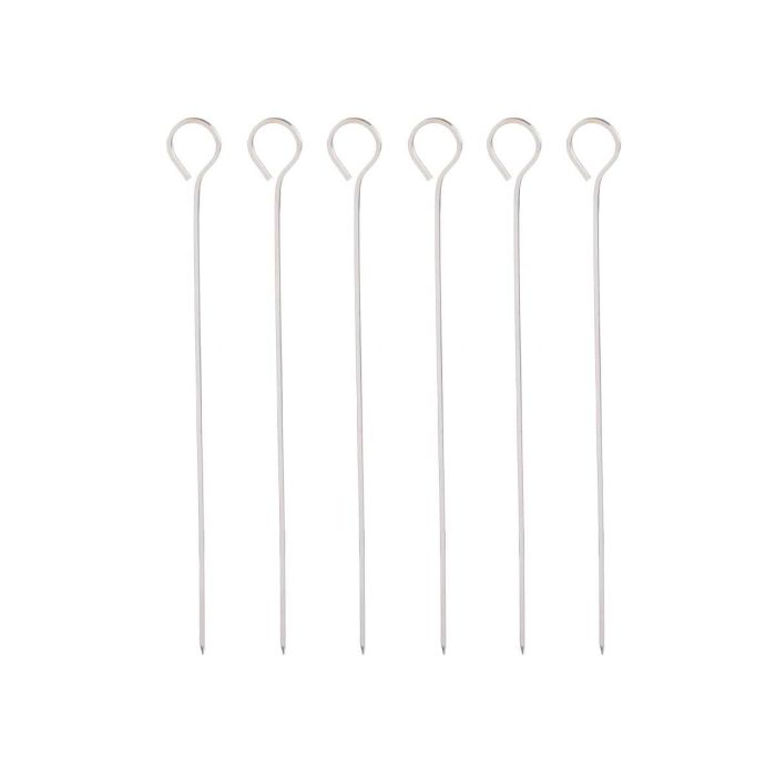 Set 6 Pinchos Brocheta Metal 25Cm Kinvara (36 Unidades) 1 Set 6 Pinchos Brocheta Metal 25Cm Kinvara (36 Unidades) 1