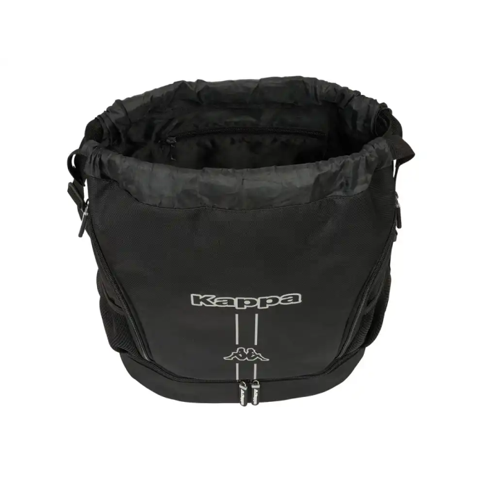 Bolsa Mochila con Cuerdas Kappa Dark Negro 35 x 40 x 1 cm 3
