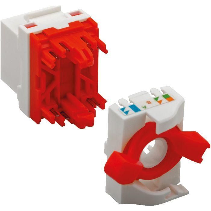 LOGON PROFESSIONAL CAT5E UTP TOOLLESS KEYSTONE JACK WITH ROTATING BUTTON 1 LOGON PROFESSIONAL CAT5E UTP TOOLLESS KEYSTONE JACK WITH ROTATING BUTTON 1