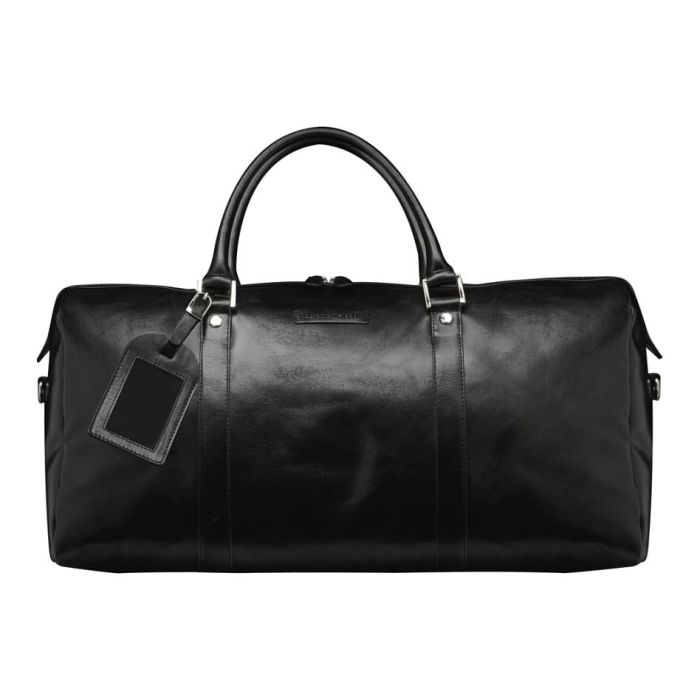 Dbramante1928 Kastrup 2 Weekender Bag - Bolso de Mano de Cuero Unisex Negro, Cremallera, Bolsillo Frontal, Asa y Bandolera Extraíble 0 Dbramante1928 Kastrup 2 Weekender Bag - Bolso de Mano de Cuero Unisex Negro, Cremallera, Bolsillo Frontal, Asa y Bandolera Extraíble 0